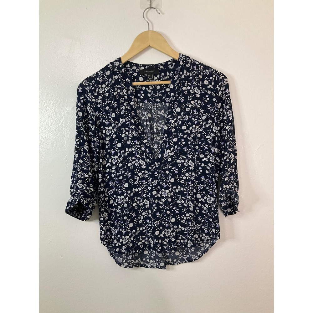 Atmosphere Size 2 Floral 3/4 Sleeve Blouse